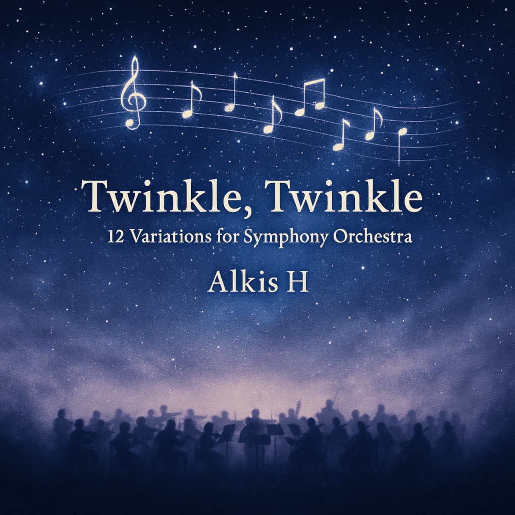 Variations as Reflections: A Symphonic Reimagining of Childhood by Alkis H in the New Album “Twinkle, Twinkle – 12 Variations for Symphony Orchestra”